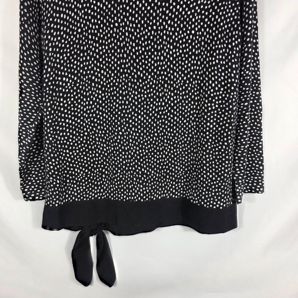 Talbots Black & White Dot Patterned Sweater Women… - image 12